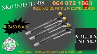 Mercedes C270 Diesel Injectors For Sale