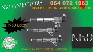 Gwm 2,5 Diesel Injectors For Sale