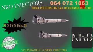 Volkswagen 1.6 New Diesel Injectors For Sale