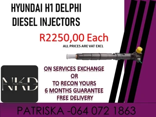 Hyundai H1 Diesel Injectors For Sale