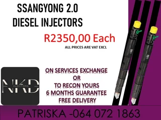 Ssangyong 2.0 Diesel Injectors For Sale