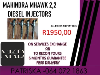Mahindra Mhawk 2.2 Diesel Injectors For Sale