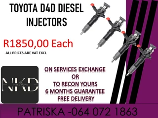Toyota D4d Diesel Injectors For Sale
