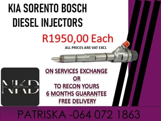 Kia Sorento Diesel Injectors For Sale