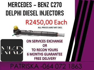 Mercedes C270 Diesel Injectors For Sale