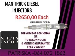 MAN TRUCK DIESEL INJECTORS FOR SALE