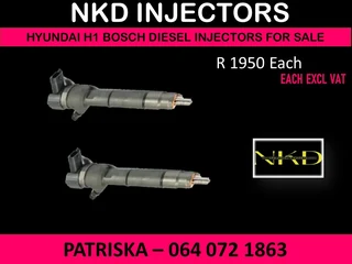 Hyundai H1 Bosch Diesel Injectors For Sale