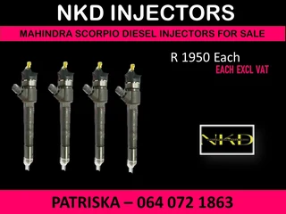 Mahindra Scorpio Diesel Injectors For Sale