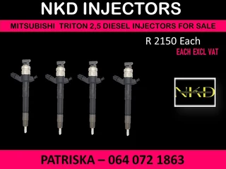 Mitsubishi Triton 2.5 Diesel Injectors For Sale