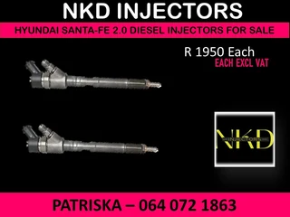 Hyundai Santa-fe Diesel Injectors For Sale