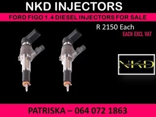 Ford Figo 1.4 Diesel Injectors For Sale