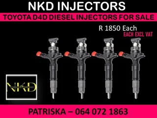 Toyota D4d Diesel Injectors For Sale