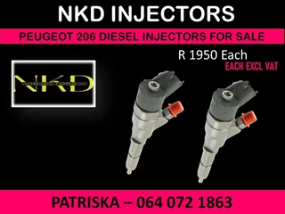 Peugeot 206 1.4 Hdi Diesel Injectors For Sale