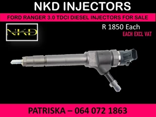 Ford Ranger 3.0 Diesel Injectors For Sale