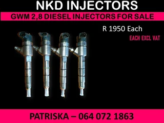 Gwm 2.8 Diesel Injectors For Sale