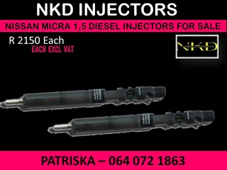 Nissan Micra 1.5 Diesel Injectors For Sale
