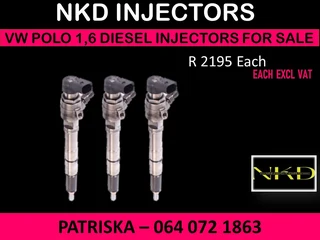 Vw Polo 1.6 Diesel Injectors For Sale