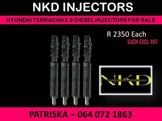 Hyundai Terracan 2.9 Diesel Injectors For Sale