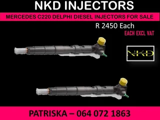 Mercedes C220 Diesel Injectors For Sale