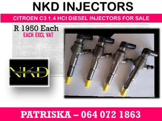 Citroen C3 1.4 Hdi Diesel Injectors For Sale