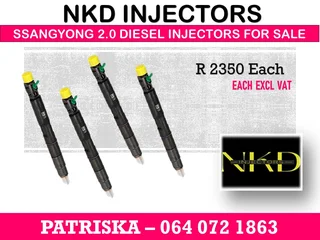 Ssangyong 2.0 Diesel Injectors For Sale