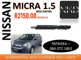 Nissan Micra 1.5 Diesel Injectors For Sale