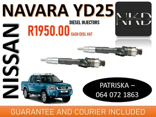 Nissan Navara Yd25 Diesel Injectors For Sale