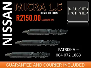 Nissan Micra 1.5 Diesel Injectors For Sale