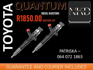 Toyota Quantum Diesel Injectors For Sale