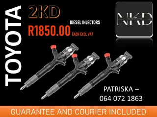 Toyota 2kd Diesel Injectors For Sale