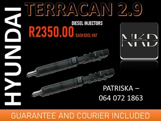 Hyundai Terracan 2.9 Diesel Injectors For Sale