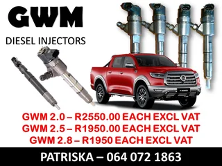 Gwm Diesel Injectors For Sale