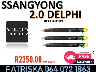 Ssangyong 2.0 Diesel Injectors For Sale