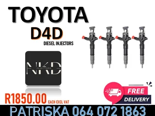 Toyota D4d Diesel Injectors For Sale