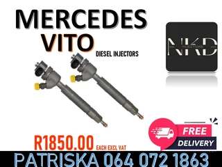 Mercedes Vito Diesel Injectors For Sale