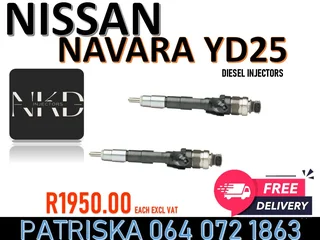 Nissan Navara Yd25 Diesel Injectors For Sale