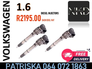 Volkswagen 1.6 Diesel Injectors For Sale