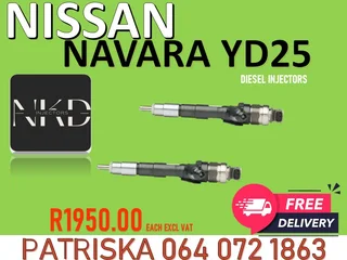 Nissan Navara Yd25 Diesel Injectors For Sale