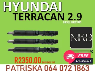 Hyundai Terracan 2.9 Diesel Injectors For Sale