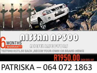 Nissan Np300 Diesel Injectors  For Sale