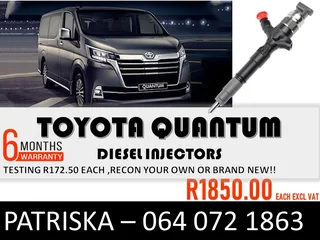 Toyoya Quantum Diesel Injectors For Sale
