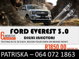 Ford Everest 3.0 Diesel Injectors For Sale