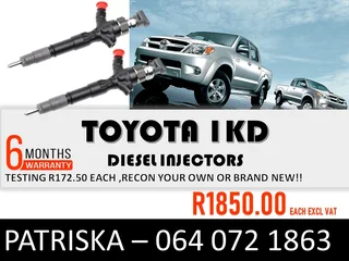 Toyota 1kd Diesel Injectors For Sale