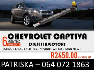 Chevrolet Captiva Diesel Injectors For Sale