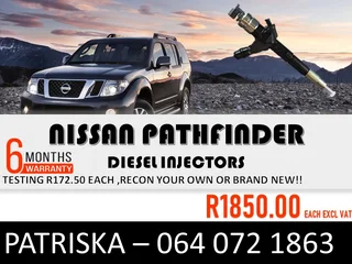 Nissan Pathinder Diesel Injectors For Sale