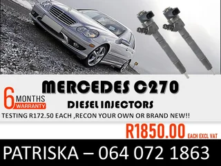 Mercedes C270 Diesel Injectors For Sale