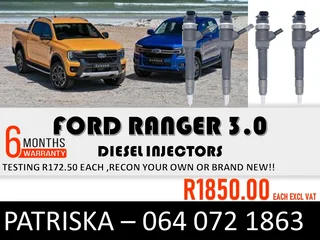 Ford Ranger 3.0 Diesel Injectors For Sale