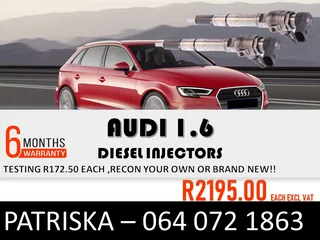 Audi 1.6 Diesel Injectors For Sale