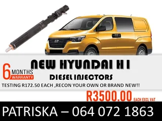 New Hyudai H1 Delphi Diesel Injectors For Sale