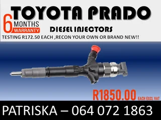 Toyota Prado Injectors For Sale